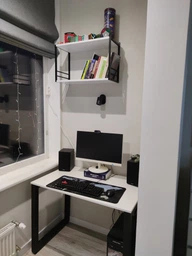 Книжкова полиця універсальна Ferrum-decor Стім 1 38x63x26 білий ДСП Дуб Артизан 16мм (XK00027) фото від покупців 6