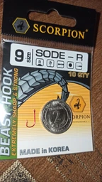 Одинарный крючек Scorpion Sode - R 10 R 10 шт (41/01-034-010) фото от покупателей 1