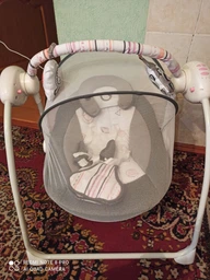 Дитяче крісло-гойдалка Lionelo RUBEN PINK BABY фото від покупців 3