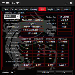 Оперативная память DDR4-2666 32Gb (Kit 2x16) PC4-21300 Kingston Fury Beast Black KF426C16BBK2/32 (7706990) фото от покупателей 2