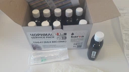 Чернила Barva Service Pack для Epson L100/L210/L355/L1300/L3050 (664 BK) 10x100 мл Black (E-L100BK-1SP)