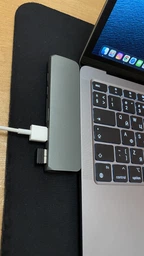 USB хаб на HDMI 2 USB 3.0 2 USB-C Card Reader перехідник для MacBook Pro адаптер USB hub Apple Type-C PAVLYSH PH-09 фото від покупців 8