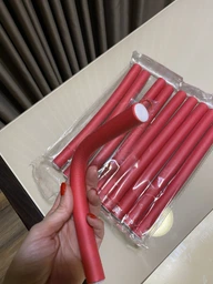 Бигуди-бумеранги Magic Curler из пенорезины, диаметр 20 мм, 10 шт в наборе голубые фото от покупателей 1