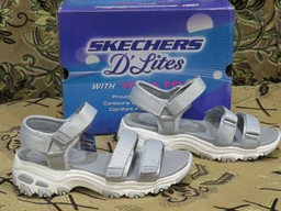 Жіночі сандалі Skechers D`Lites Fresh Catch Black/White 39,5 Чорний 31514-BLK фото от покупателей 2