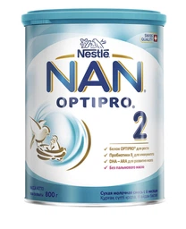 Детская смесь молочная сухая Nestle NAN 2 Optipro с олигосахаридом 2'FL для детей от 6 месяцев 400 г (7613032477493) фото от покупателей 1
