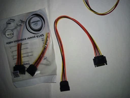 Кабель Cablexpert CC-SATAMF-01, подовжувач живлення SATA, 0.3м.