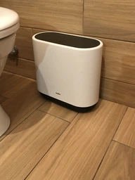Відро для сміття MBM HOME вузьке BP-14 WHITE/BLACK пластикове біле/чорне фото від покупців 1