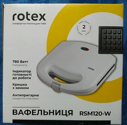 Вафельниця ROTEX RSM120-W фото від покупців 3