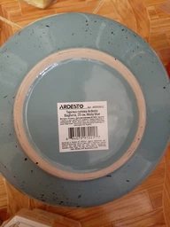 Супова блакитна тарілка 20 см Ardesto Bagheria Misty Blue фото від покупців 17