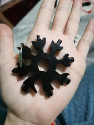 18 в 1 Мультитул отвертка в виде снежинки snowflake wrench tool (IM) фото от покупателей 1