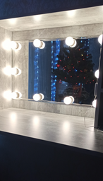 Подсветка для зеркала Mirror Makeup для макияжа 10 лампочек для гримерного зеркала