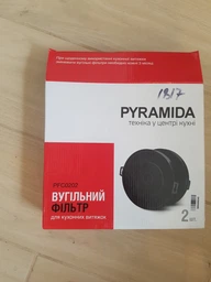 Угольный фильтр PFC 0202 (2шт.) для вытяжки Pyramida KH, TL 60 (1000), TL 60 (1100), N, R, KM, BT.../U, HBE 60 фото от покупателей 3