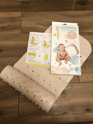 Большой детский коврик для ванны Kinderenok XXL бежевый (071114_001)