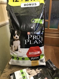 Сухой корм PRO PLAN Medium Puppy Healthy Start для щенков средних пород, с курицей 12 кг фото от покупателей 6