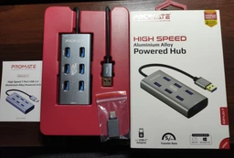 USB-хаб Promate EzHub-7 7xUSB 3.0 Grey (ezhub-7.grey) фото от покупателей 15