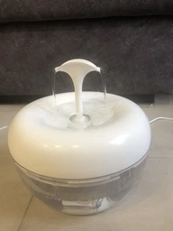 Фонтан-поїлка для котів і собак PAWOOF 1.5L з фільтром, Білий (006-WHITE)