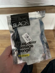 Мочалка массажная Suavipiel Black Aqua Power Massage Sponge (8410262908044) фото от покупателей 2