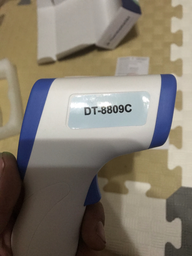 Електронний безконтактний інфрачервоний термометр IR Termomont Non contact DT-8809C (блакитний - білий ) фото від покупців 9