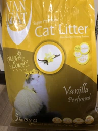 Наповнювач для котів грудкуючий бентонітовий з ароматом ванілі Van Cat Vanilla Perfumed 6л фото від покупців 4