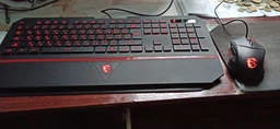 Миша MSI Clutch GM08, Red, USB-A, чорний