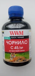 Чорнило WWM C45 Canon PG-440/PG-445/PGI-450BK 200 мл Black Pigment (C45/BP)