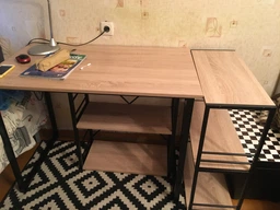 Книжкова полиця універсальна Ferrum-decor Стім 2 74x63x26 білий ДСП Біле 16мм (XK00043) фото від покупців 5