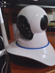 Беспроводная веб камера UKC Онлайн с наклоном WiFi Smart Camera для квартиры дома и офиса, Белая (1516-01) фото от покупателей 4