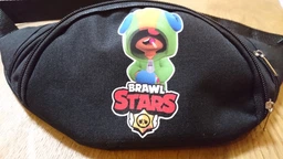 Сумка Бананка на пояс Бравл Старс Brawl Stars Леон Хамелеон (BS-012) Cappuccino Toys черная фото от покупателей 1