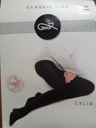 Колготки хлопковые Gatta Celia Cotton 120 den 5 Nero фото от покупателей 2
