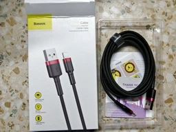 Кабель Baseus Cafule Lightning 1.5A (2m) red/black (CALKLF-C19) фото від покупців 18