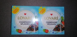 Чай чорний та зелений Lovare Champagne Splashes у пірамідках, 15 шт фото від покупців 5