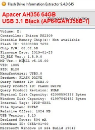 Флеш память USB Apacer AH356 64GB USB 3.1 Gen1 Black (AP64GAH356B-1) фото от покупателей 3