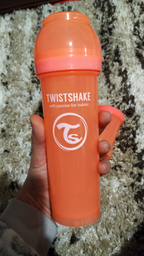 Пляшка для годування антиколькова Twistshake із силіконовою соскою 330 мл (7350083122643) фото від покупців 3