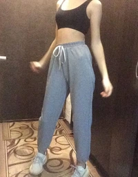 Спортивні штани з високою талією Fashion Girl "Matrix" 46-48 сірий фото від покупців 1
