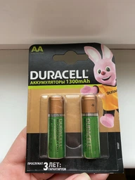 Аккумулятор Duracell&nbsp;Recharge Ni-MH AA 1300 mAh 2 шт (5000394047716) фото от покупателей 17