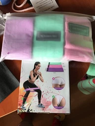 Резинки для фитнеса и спорта тканевые Hip Resistance Band комплект из 3 шт фото от покупателей 8