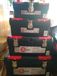Комплект ящиков Intertool 13", 16", 19", 24" 4 штуки Пластик (BX-0004) 4682091