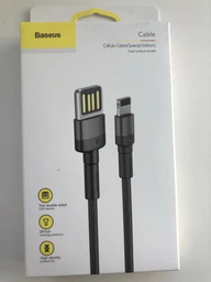 Кабель Baseus Cafule Lightning 1.5A (2m) red/black (CALKLF-C19) фото від покупців 13