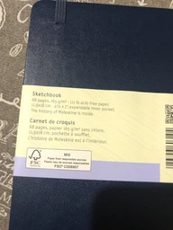 Скетчбук Moleskine Art 11.5 х 18 см 104 страницы без линовки Черный (8053853603098) фото от покупателей 4