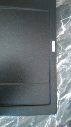 Кухонная мойка гранит GRANADO Valencia black shine (0701) + сифон одинарный для кухонной мойки Nova фото от покупателей 13