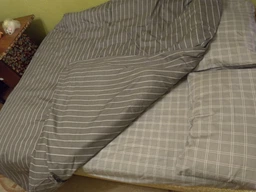 Комплект постельного белья Ecotton Полуторный 147х210 см 20001 Серый Сатин (ROZ6400054189) фото от покупателей 5