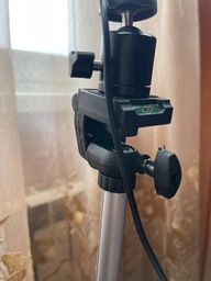 Набор блогера 3 в 1: штатив 102 см и кольцевая LED лампа 26 см с держателем для телефона, Bluetooth кнопка фото от покупателей 3