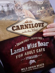 Сухий корм Carnilove Cat Sterilised для стерилізованих котів, ягня та кабан, 6 кг фото від покупців 9