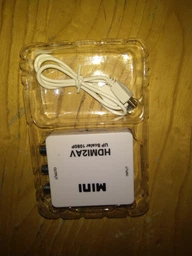 AV RCA - HDMI конвертер видео, аудио, FullHD 1080p, черный