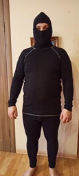 Комплект термобелья мужской демисезонный Kodor Thermo Universal comfort ТК777 2XL Черный (248277705658) фото от покупателей 8