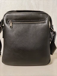 Мужская кожаная сумка-мессенджер Tiding Bag A25-17622-3A Черная фото от покупателей 13