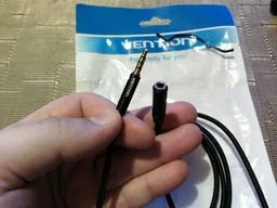 Кабель Vention Audio 3.5 мм Metal Type 1 м Black (BHBBF) фото від покупців 5
