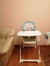 Стульчик для кормления El Camino ME 1037 Crystal (ME 1037 pineapple mint) фото от покупателей 2
