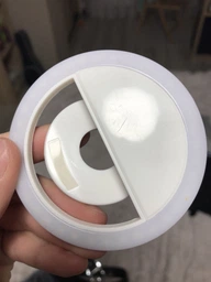 Селфи кільце універсальне Ring Light USB чорний RK-12 з підсвічуванням фото від покупців 3