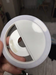 Селфи кільце універсальне Ring Light USB чорний RK-12 з підсвічуванням фото від покупців 1